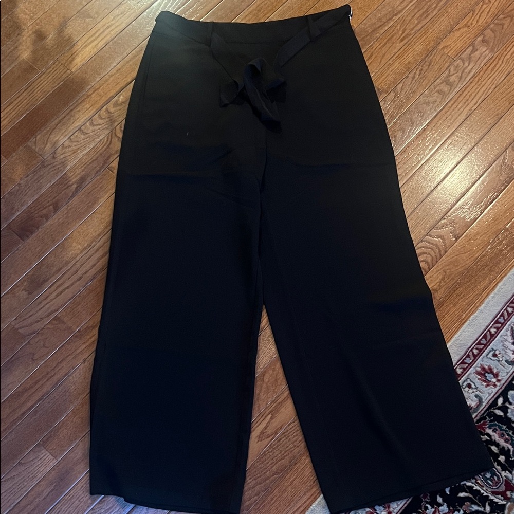 INC International Concepts Black Wide-Leg Pants